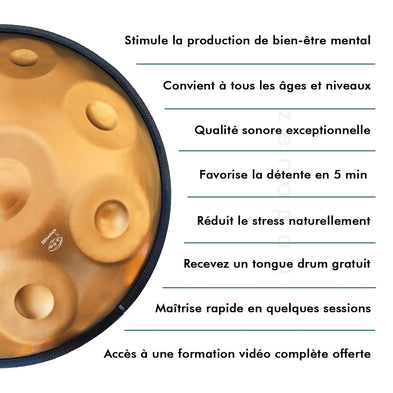 Handpan 9/10 notas re menor celta